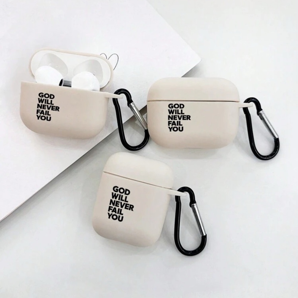 Bible Verse Earphone Case With Keychain